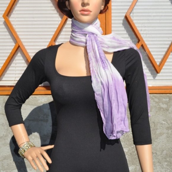 4 X$10 Tie Dye Scarf for Women Lightweight Scarf Shawl Linen Scarves - Picture 5 of 5